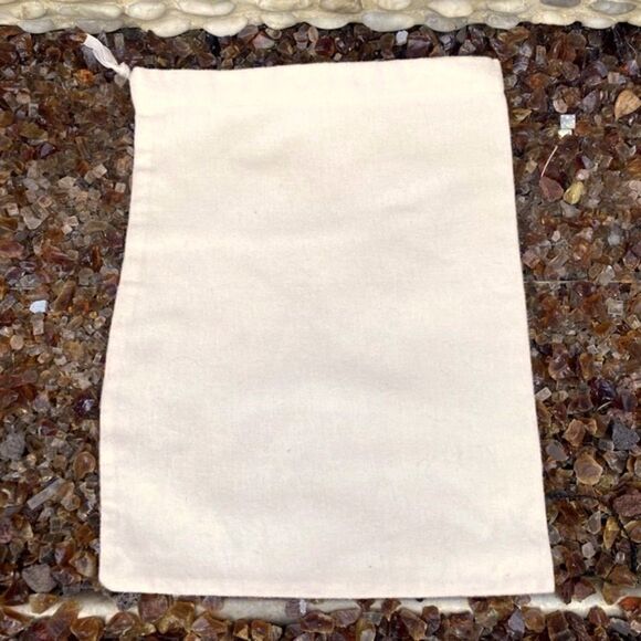 Jimmy Choo Beige Flannel Logo Drawstring Dust Bag/Storage Bag 14" x 10.5" EUC - Picture 3 of 4